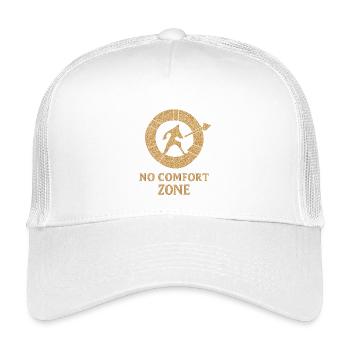 No Comfort Zone Glyph - Kids’ Trucker Cap - white - Front
