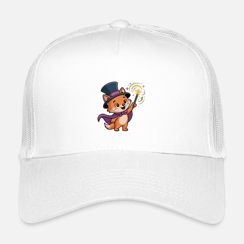 Magic Fox with Star Staff Kids’ Trucker Cap