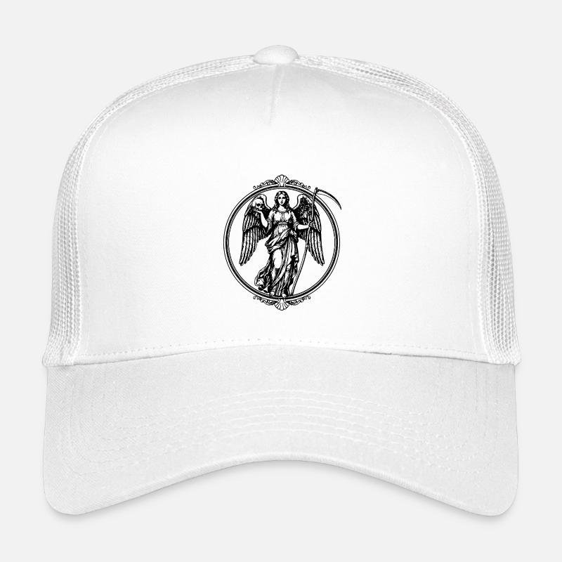 Ange ailé avec crâne et faux Casquette trucker enfant
