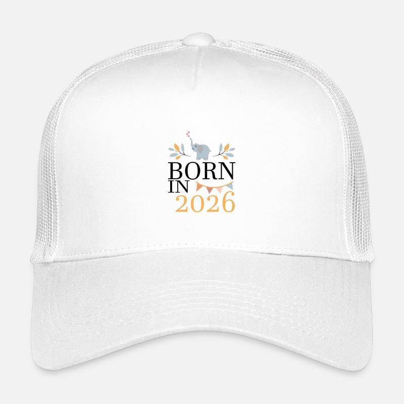 Née en 2026 Bébé Éléphant Bientôt Maman Cadeau Casquette trucker enfant