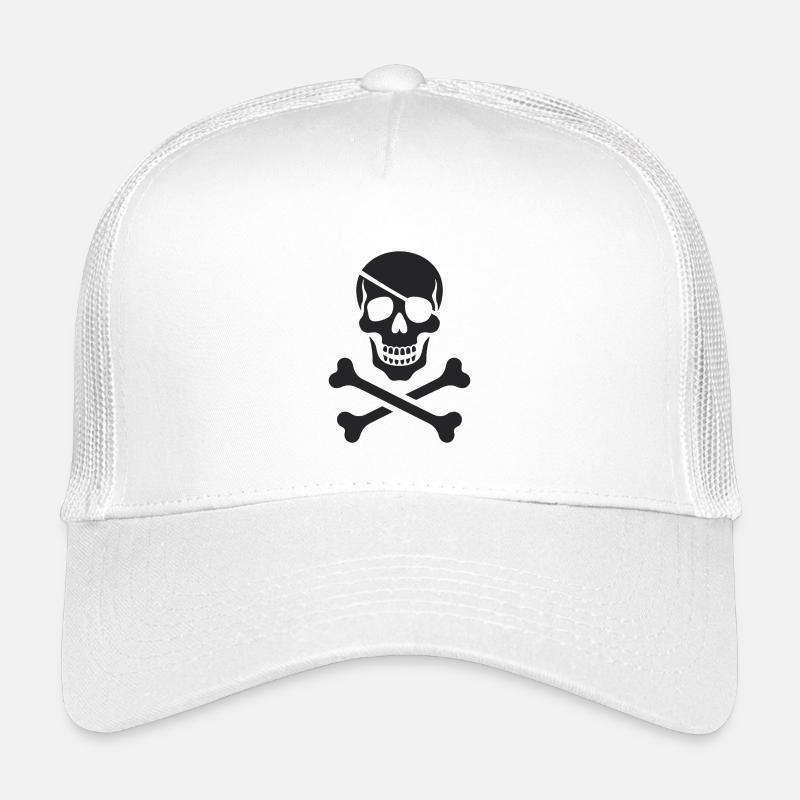 Le classique Jolly Roger Pirate Scream Casquette trucker enfant