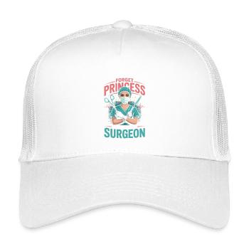 Kämpferische Ärztin: Keine Prinzessin - Kinder Trucker-Cap - Weiß - Vorne