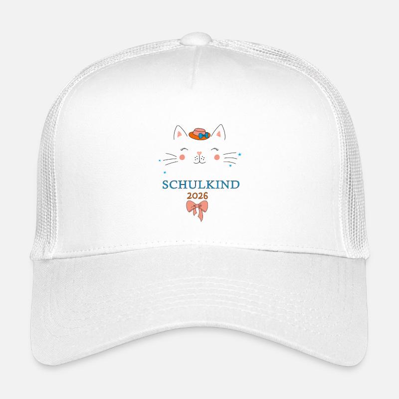 Schulkind 2026  - Kinder Trucker-Cap - Weiß
