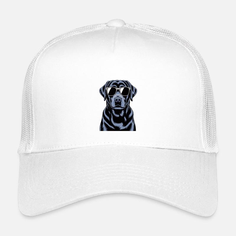 Schwarzer Labrador  Kinder Trucker-Cap