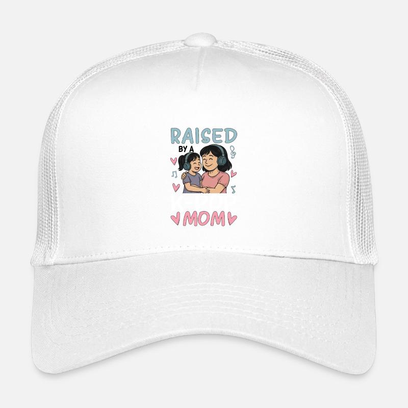 Raised By A K-Pop Mom Kids’ Trucker Cap