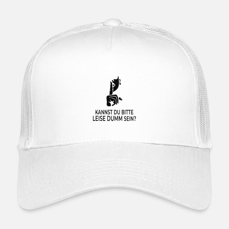 Can you please be quietly stupid? Kids’ Trucker Cap