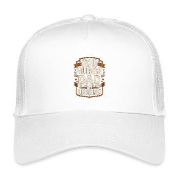 ICU Nurse Dad The Idol The Myth The Intensive Care - Kinder Trucker-Cap - Weiß - Vorne