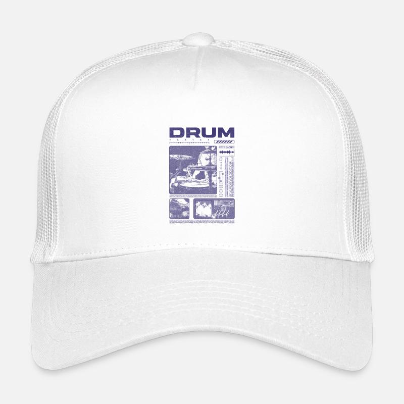 Batteur rock Drumplayer Streetwear Casquette trucker enfant