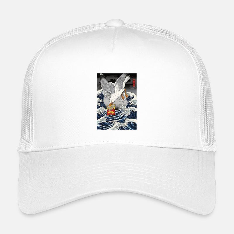 Möwen stiehlt Chips Lustig Kinder Trucker-Cap