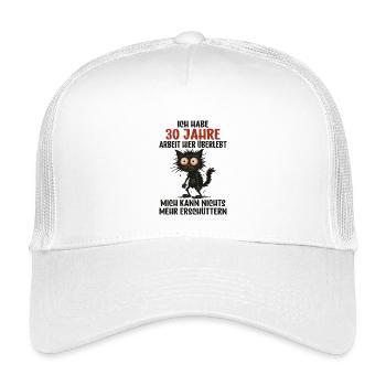 30 Year Company Anniversary Service Anniversary Work - Kids’ Trucker Cap - white - Front