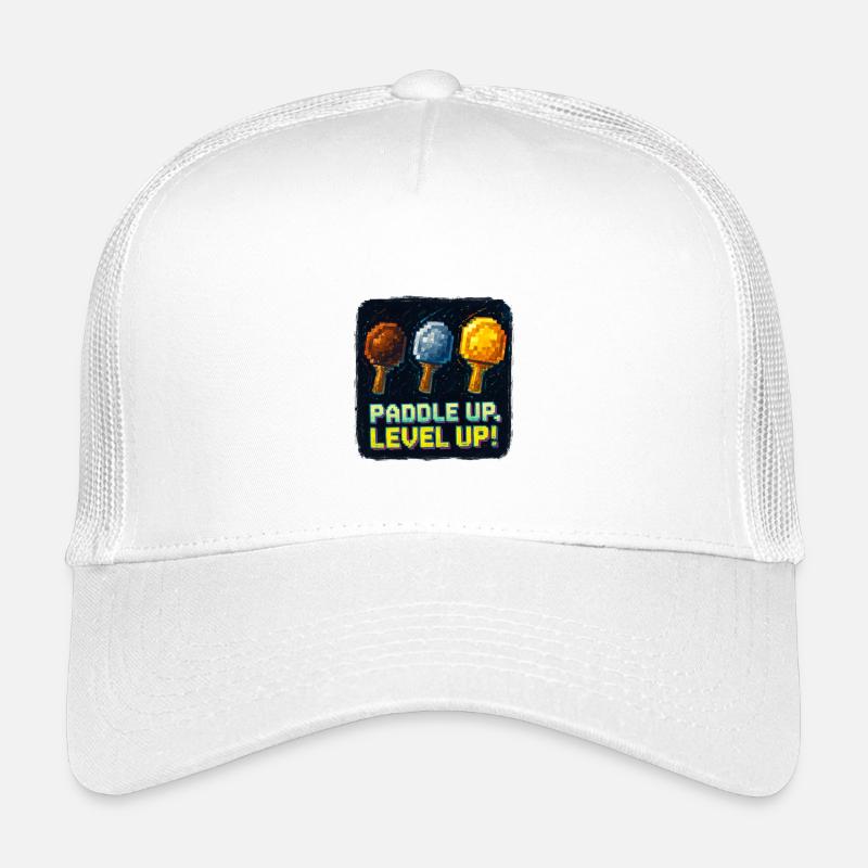 Paddle Up, Level Up Ping Pong Kids’ Trucker Cap