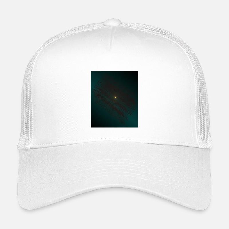 Spirale de lutte turquoise au centre Casquette trucker enfant