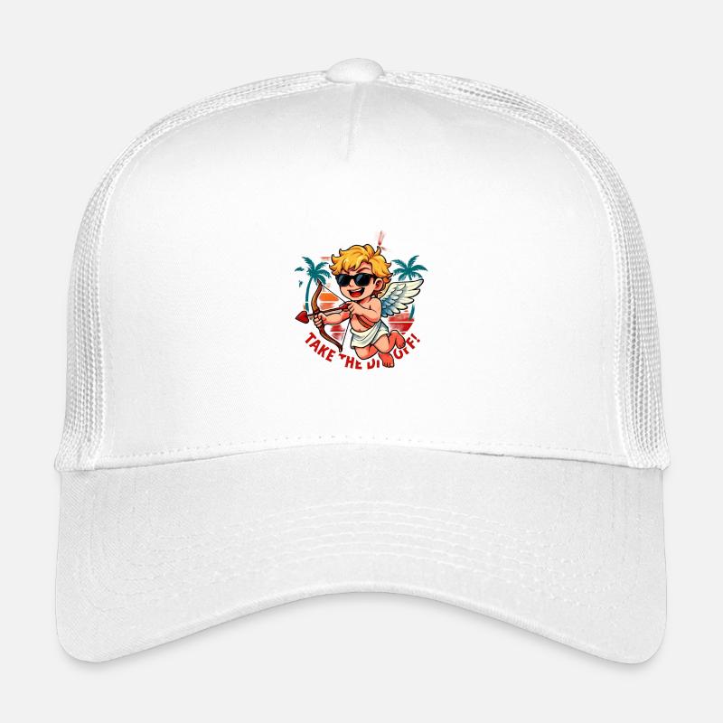 Cupid Lustiger Spruch Anti-Valentinstag Love Kinder Trucker-Cap