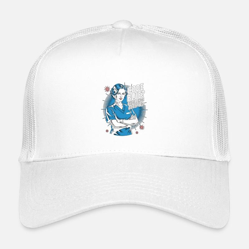 Défi Infirmier Code Bleu en soins intensifs accepté Casquette trucker enfant