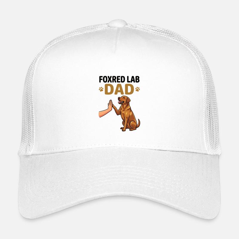 Fox Red Lab Dad – High Five Hund Design Kinder Trucker-Cap