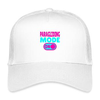 Paragliding Mode ON – Paragliding Freedom - Kids’ Trucker Cap - white - Front