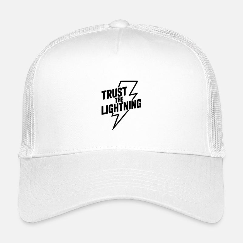 Vertraue dem Lightning Kinder Trucker-Cap