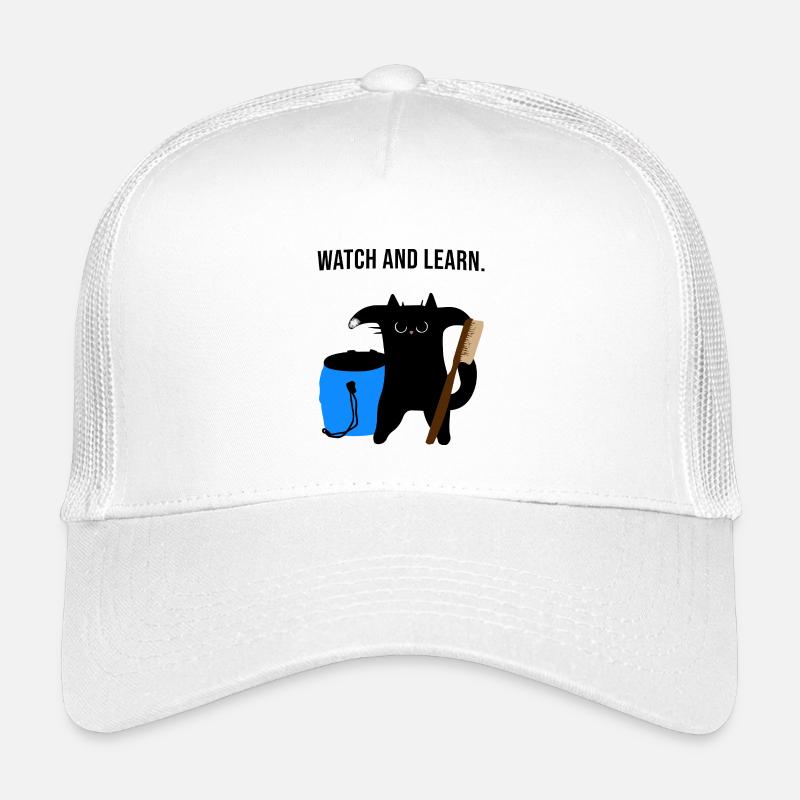 Grumpy boulder cat motivates to climb Kids’ Trucker Cap