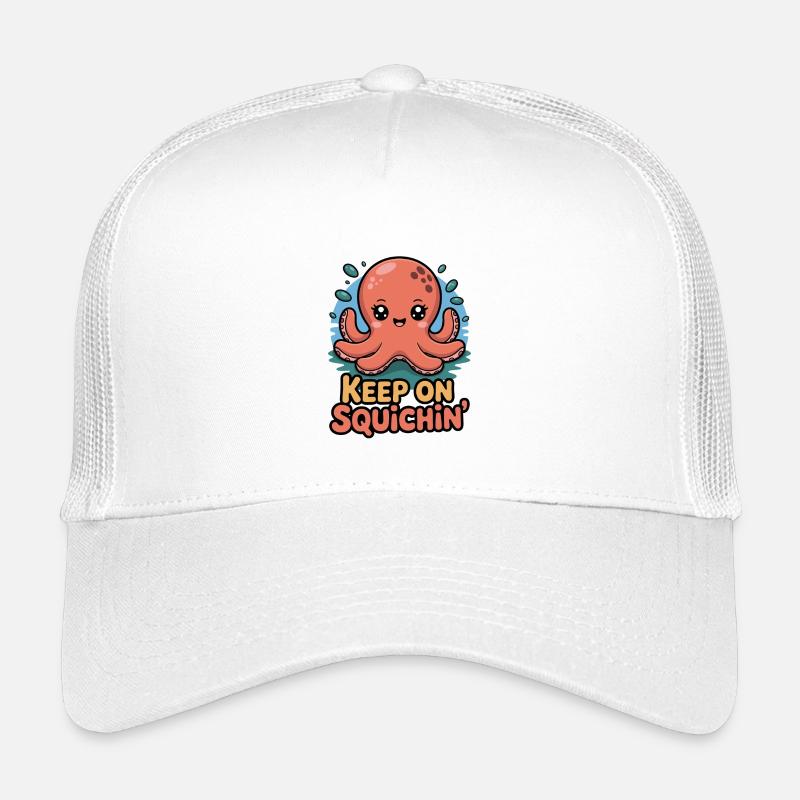 Dessin animé Squichin Kraken continue Casquette trucker enfant