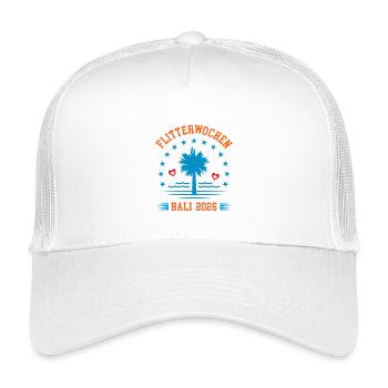 Flitterwochen Bali 2026 Hochzeitsreise Indonesien - Kinder Trucker-Cap - Weiß - Vorne