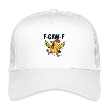F-CAW-F | Drôle de canard stressé - Casquette trucker enfant - blanc - Devant