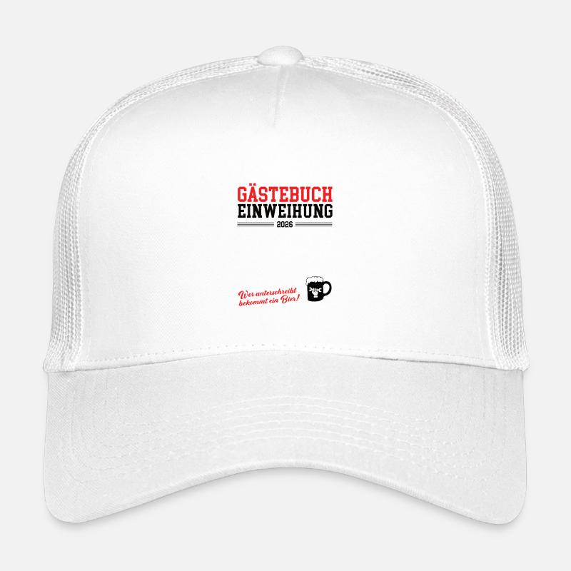 Gästebuch Einweihung 2026 Neue Wohnung Geschäft Kinder Trucker-Cap