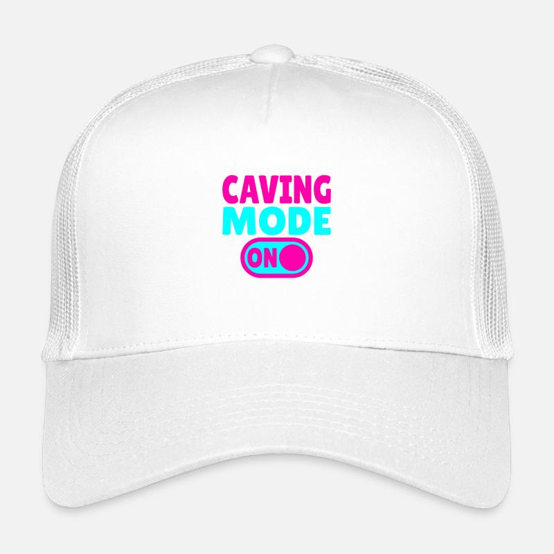 Mode spéléologie activé – Aventure dans la grotte dans le noir Casquette trucker enfant