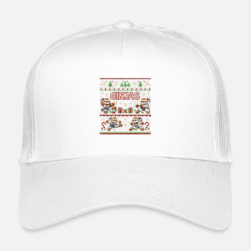 Ginjas Lebkuchen-Weihnachtspullover Kinder Trucker-Cap