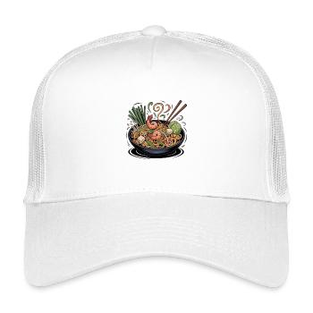 Funny Pasta Noodle Lover - Kids’ Trucker Cap - white - Front