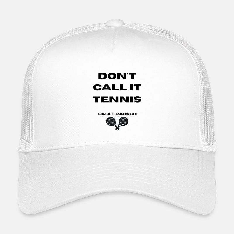 Padel - Don't call it Tennis - Kinder Trucker-Cap - Weiß