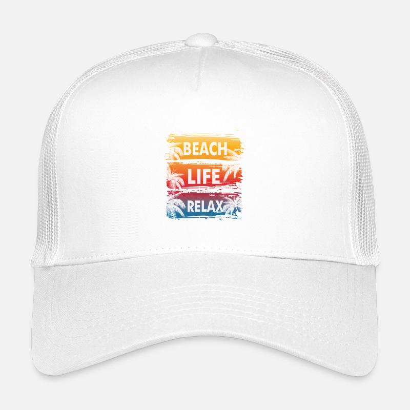 Beach Life Gradient Relax Kids’ Trucker Cap