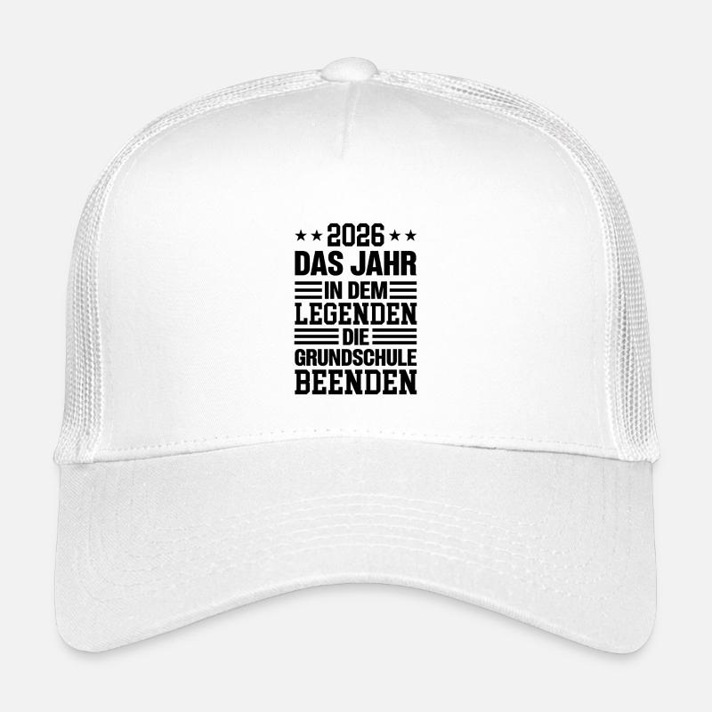 Année 2026 Legends End École primaire Casquette trucker enfant