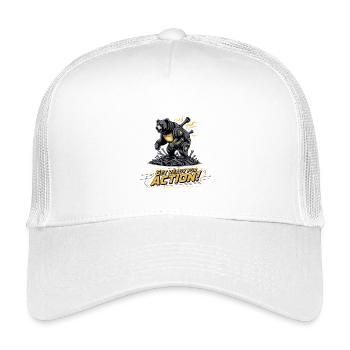Bear Mech Aktionsausrüstung - Kinder Trucker-Cap - Weiß - Vorne