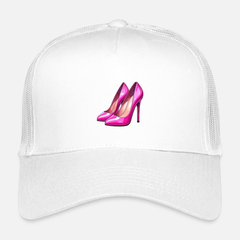 Talons hauts roses brillants Casquette trucker enfant
