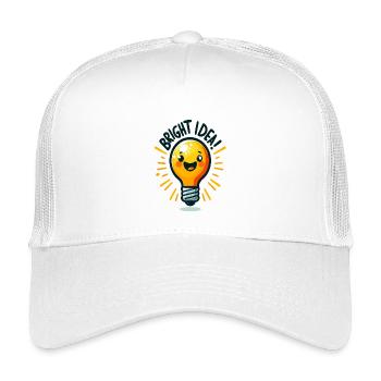 Idée joyeuse d’ampoule - Casquette trucker enfant - blanc - Devant