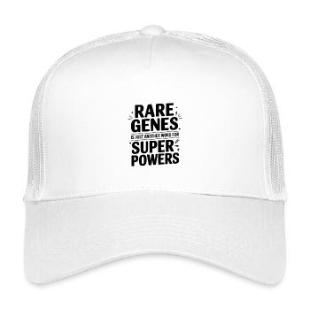 Seltene Gene ist nur ein anderes Wort für Superkräfte - Kinder Trucker-Cap - Weiß - Vorne