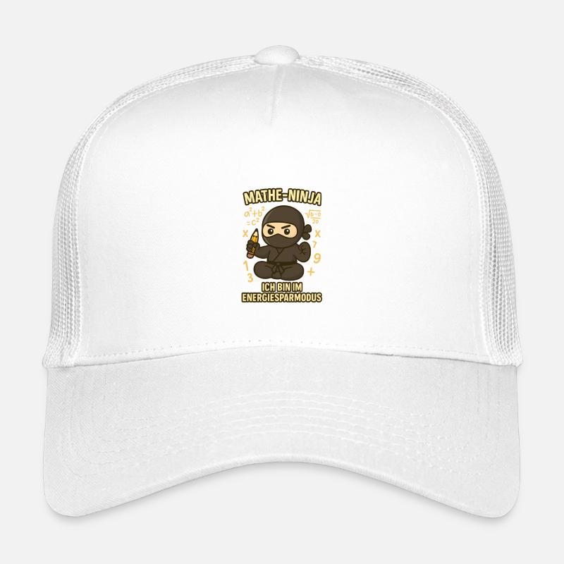 Funny math ninja for math teacher Kids’ Trucker Cap