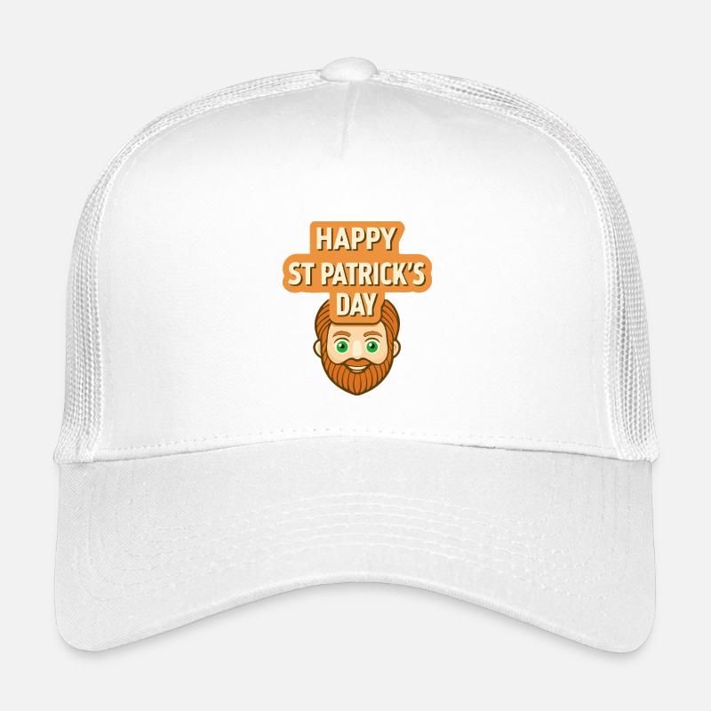 St. Patrick's Day Smile Cartoon Kids’ Trucker Cap