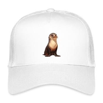 Lions de mer Lion de mer - Casquette trucker enfant - blanc - Devant