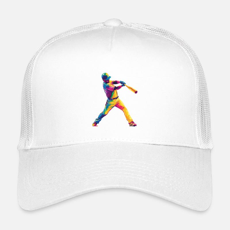 Colorful baseball power Kids’ Trucker Cap