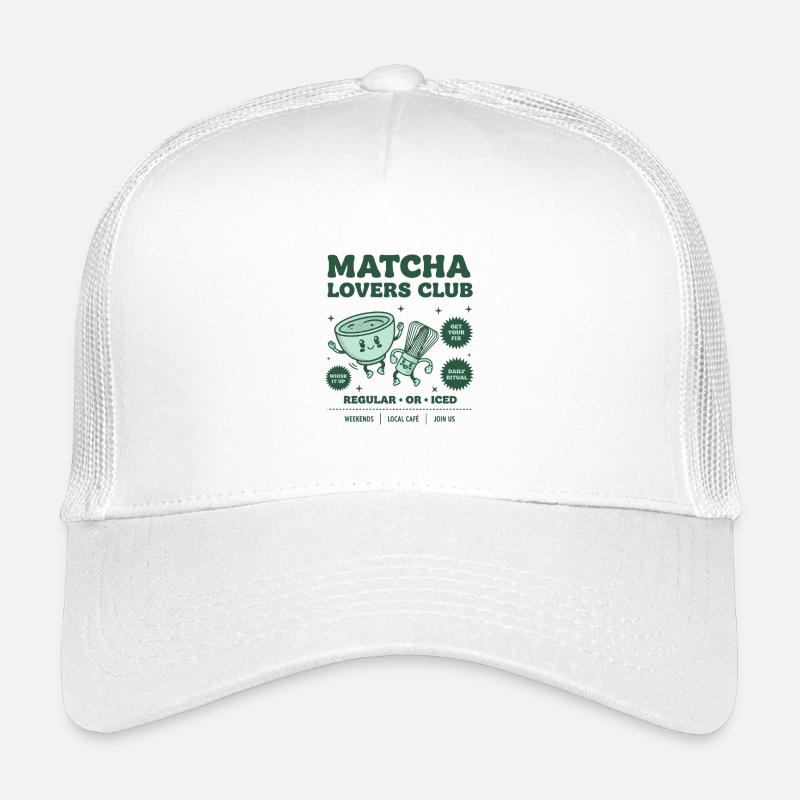 Matcha Lovers Club Blend It Up Regular Or Glacé Casquette trucker enfant