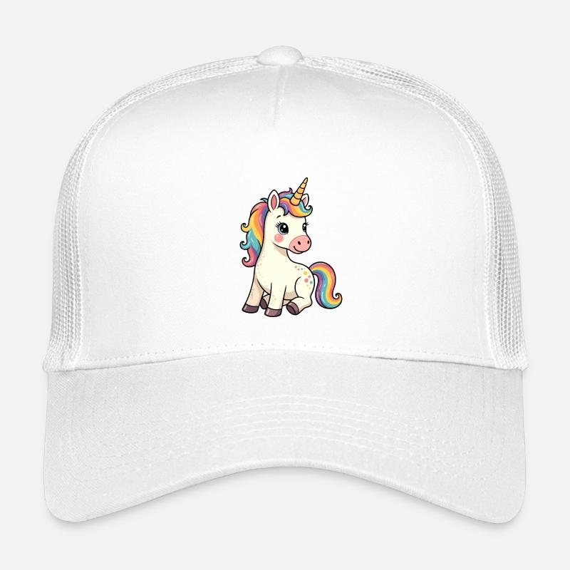 Licorne mignonne Casquette trucker enfant