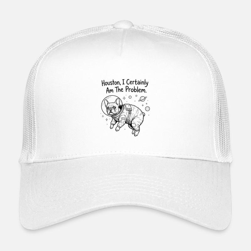 Frenchie im All – I Certainly Am The Problem Kinder Trucker-Cap