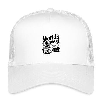World's Okayest Professor - Kids’ Trucker Cap - white - Front
