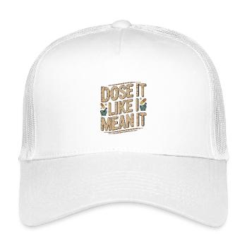 Hospital Pharmacist Dose It Like Medication Safety - Kinder Trucker-Cap - Weiß - Vorne