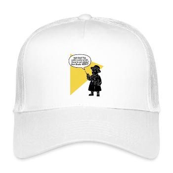 Hello uncle - pick up? Your brother is funny annoying - Kids’ Trucker Cap - white - Front