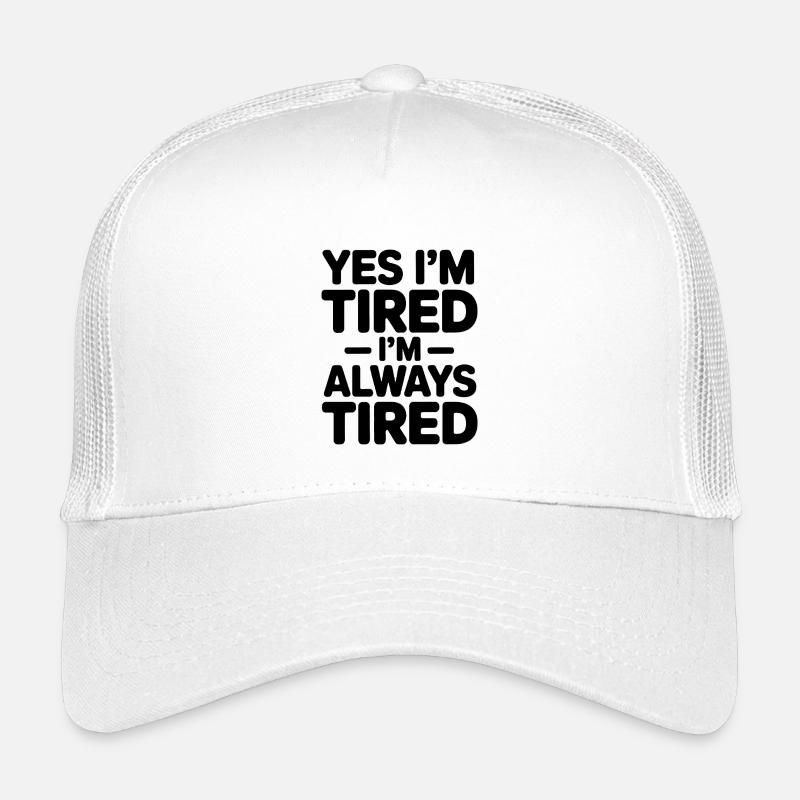 Tired Sayings Sleeping Funny Tired Gift Kids’ Trucker Cap