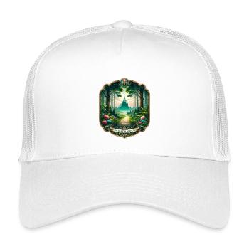 Verzauberter Pfad zum Schloss - Kinder Trucker-Cap - Weiß - Vorne