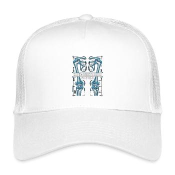 PT Educator Helping Students Master Physiotherapy - Kids’ Trucker Cap - white - Front
