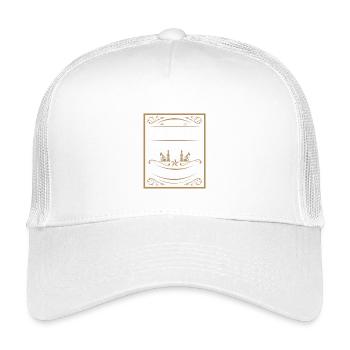 Ölfeld Ehefrau Bohrinsel Ölbohrinsel - Kinder Trucker-Cap - Weiß - Vorne